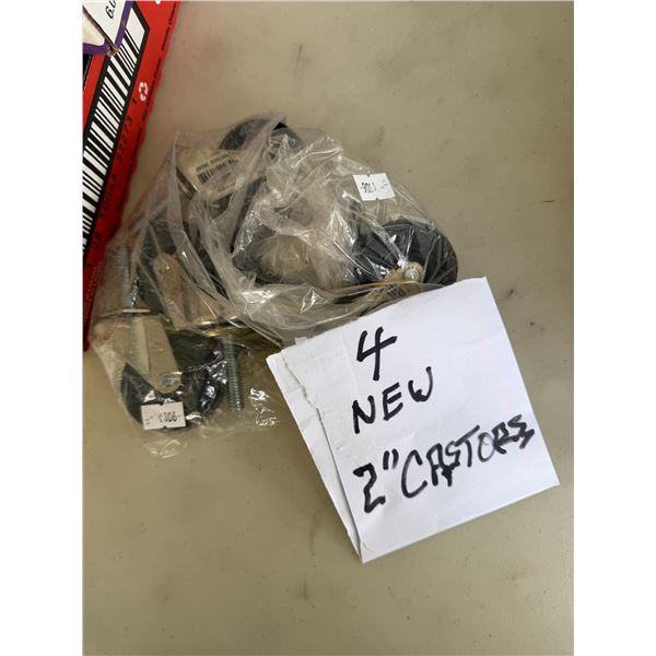 Set of new 4 inch casters