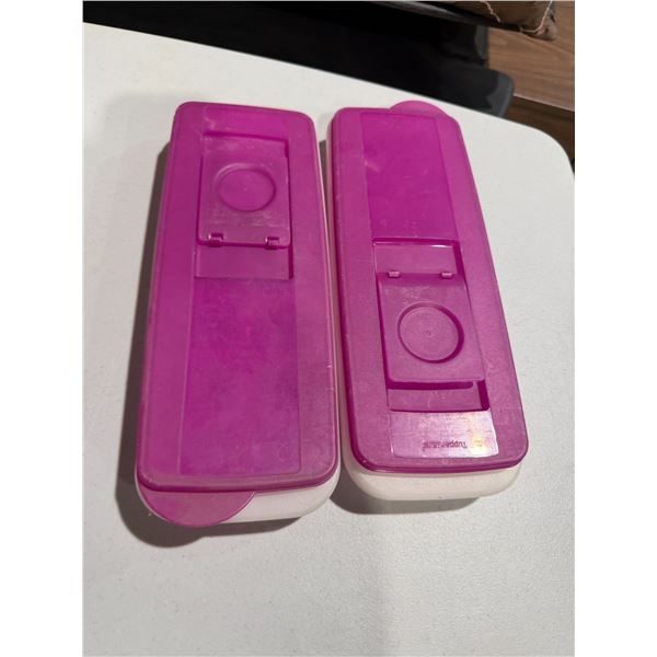 Tupperware ice cube trays