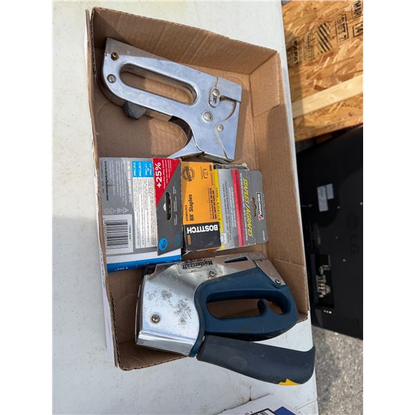 Stapler and staples
