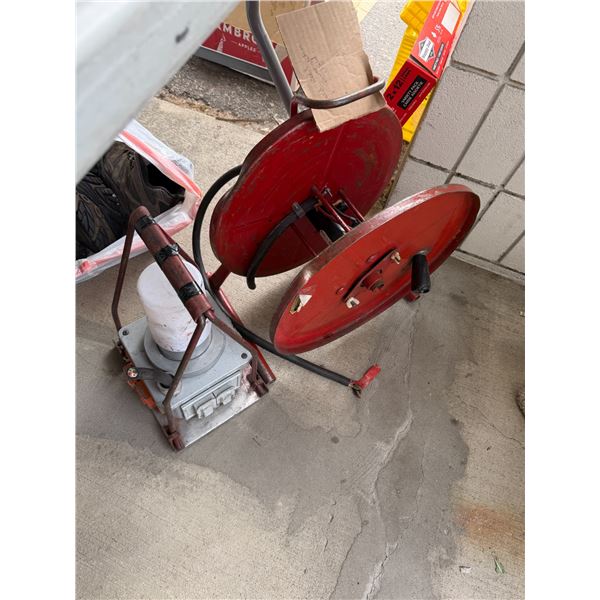 Cord, reel, and powered light station