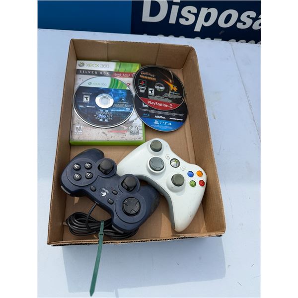 Xbox 360 games and control