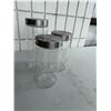 Image 1 : Glass canisters