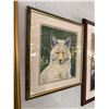 Image 1 : Gertrude Smith while hanging 20" x 22"