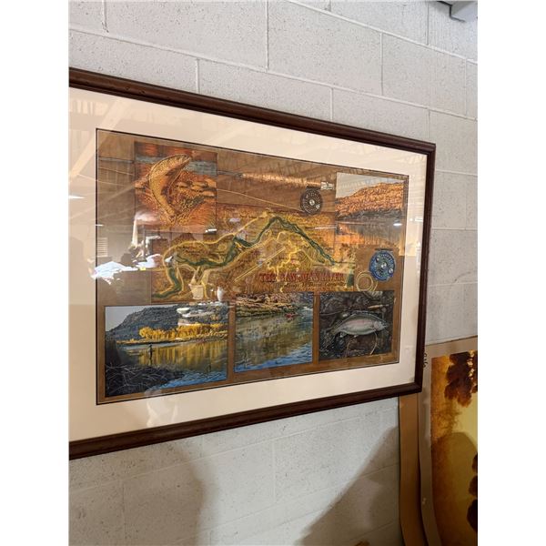 The San Juan river paintings by David Carpenter 44 1/2" x 32"