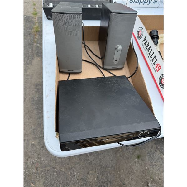 Bose speakers and Savannah DVD play