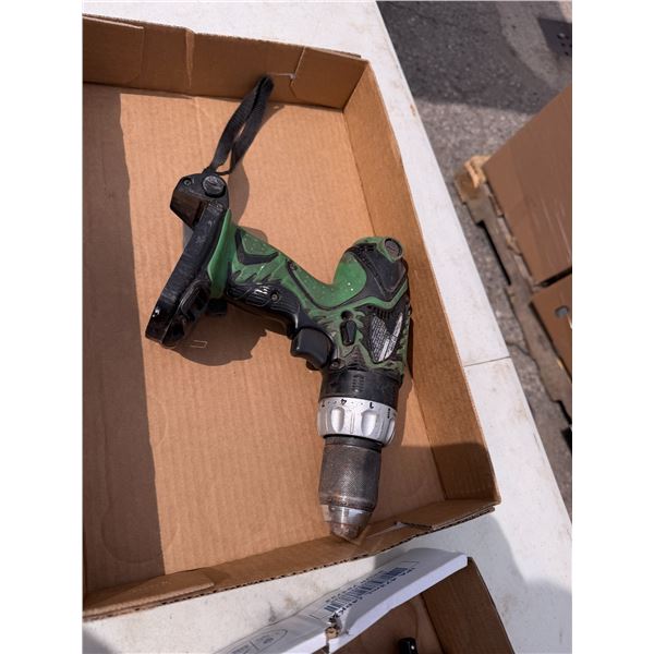 Hitachi drill no battery no charger and test