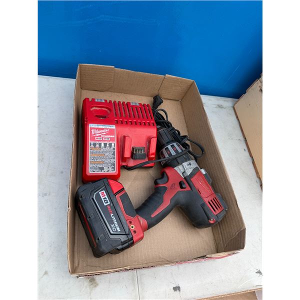 Milwaukee drill and charger tested and working