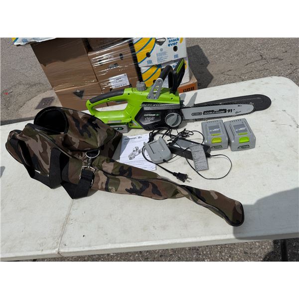 Earthwise lithium 24 V chainsaw
