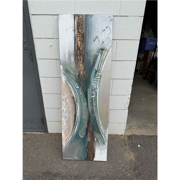 Canvas artwork 19 1/2" x 59"