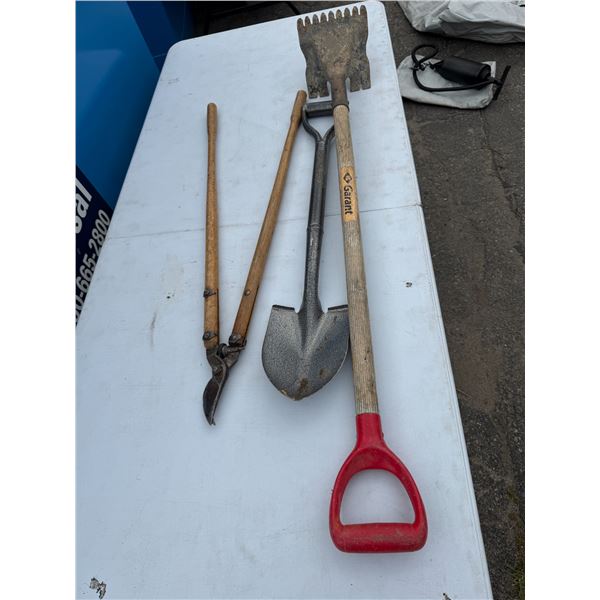 Pruner shovel and other garden tool