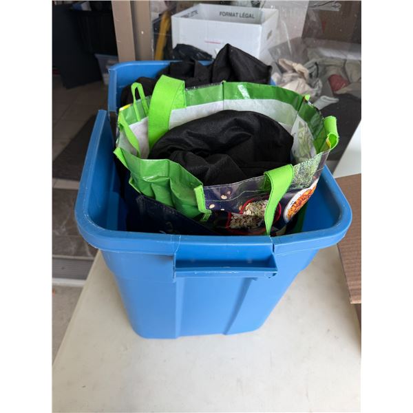Reusable bags and Bin