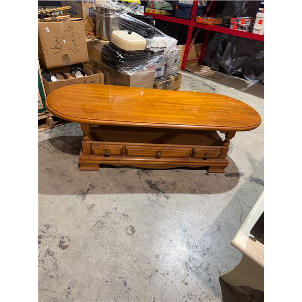 Maple Coffee Table 60" x 24" x 16" tall