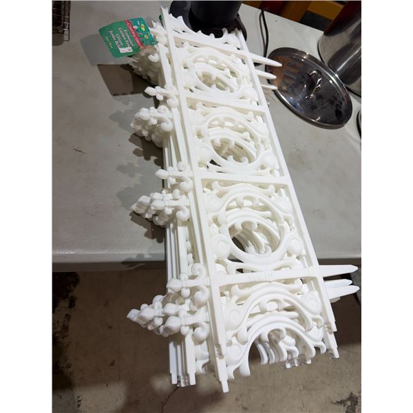 Embossed garden fencing