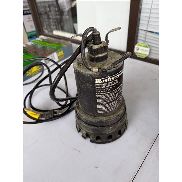 Mastercraft submersible pump