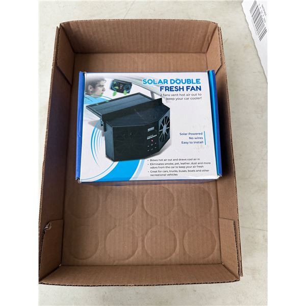 Solar Double fresh fan