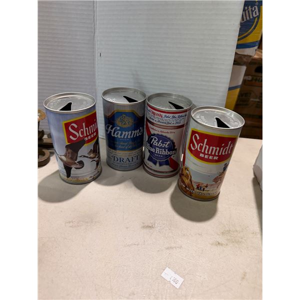 Collectible beer cans