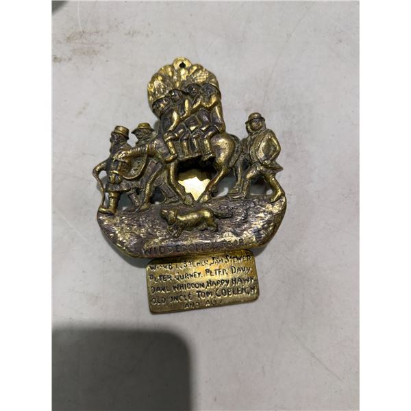 Brass door knocker