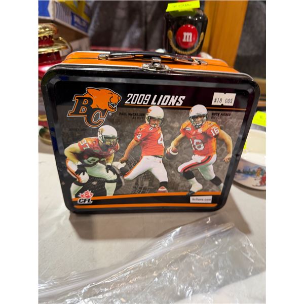 BC lions lunchbox