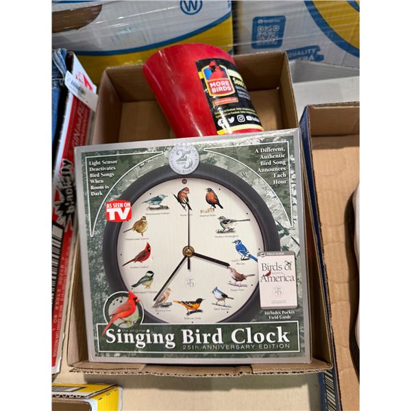 Bird clock and seed