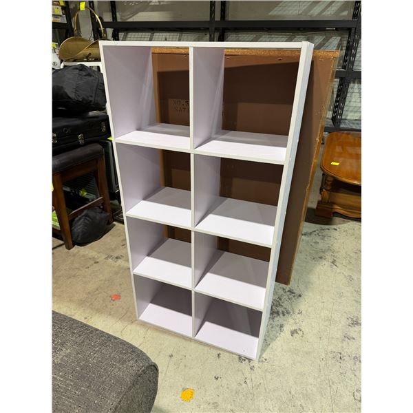 Cube storage shelf needs tightening 24" x 11 1/2" x 48" tall