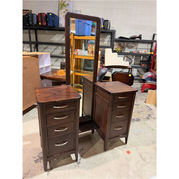 Dresser with mirror