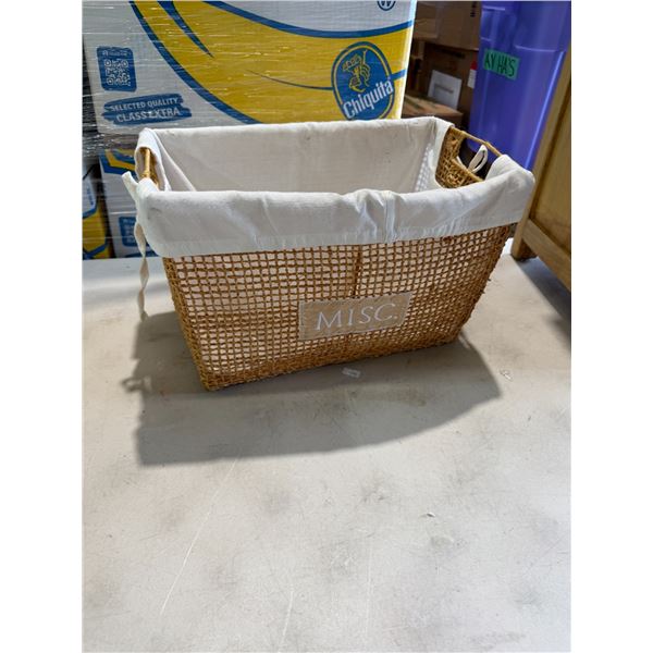Miscellaneous basket