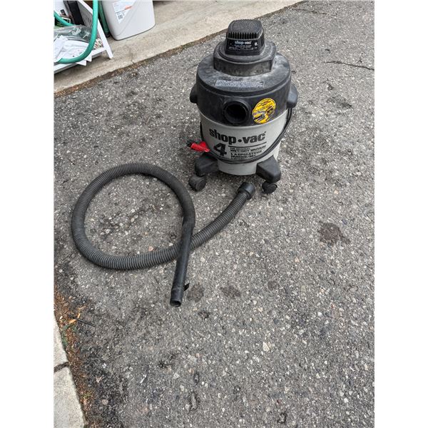 Shop vac wet/dry back