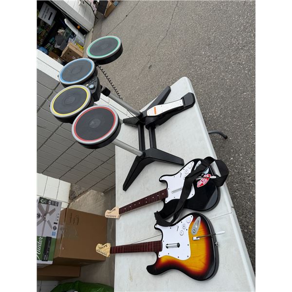 Gaming, guitars and drums