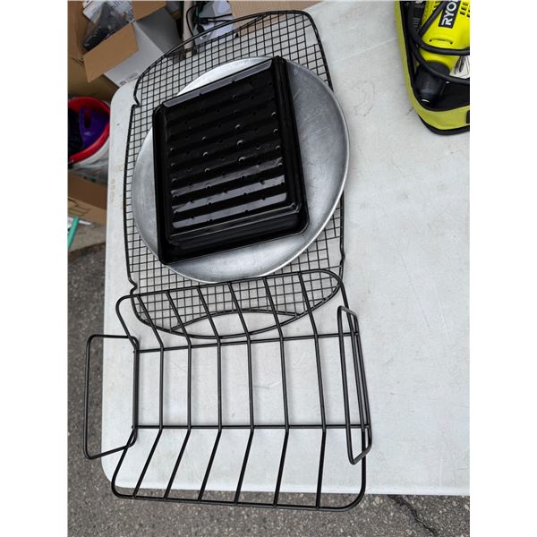 Cooling racks and trays, etc.