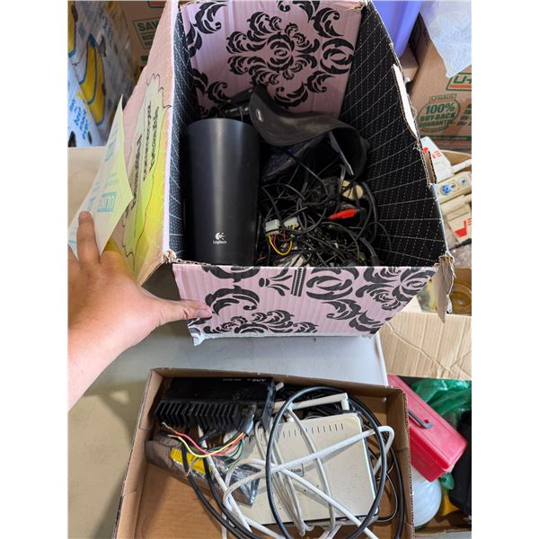 Assorted cords another items
