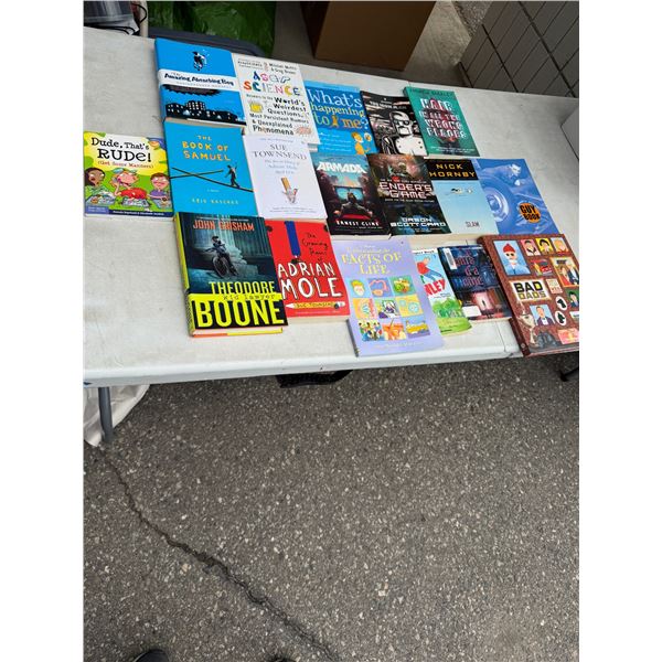 Assorted books youth and young adult