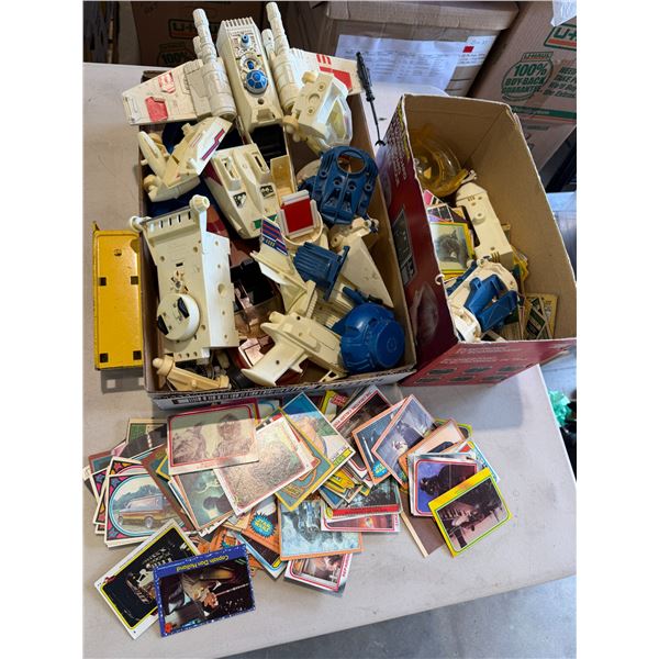 Vintage Empire, strikes back Star Wars and other cards and toys