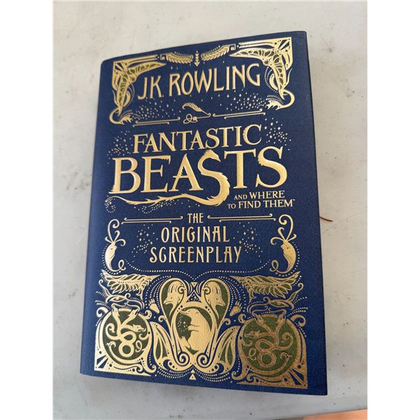 J. K. ROWLING fantastic beasts book.