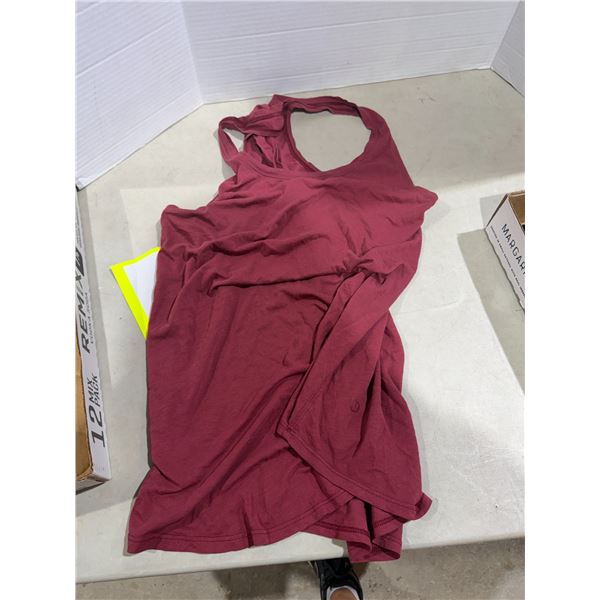 Lulu tank top size not shown
