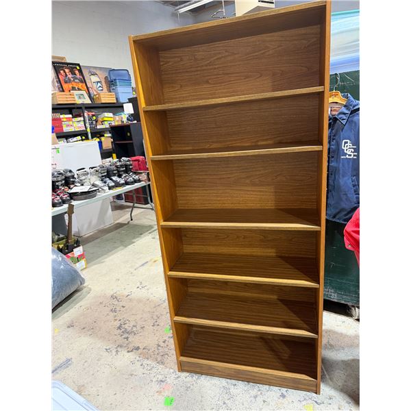 Shelf measures 32" x 11 1/2" x 72" tall