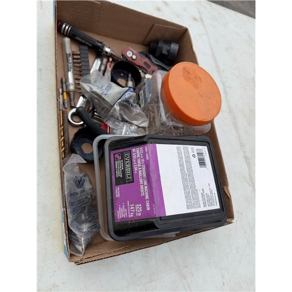Tool, bits and screws, etc.