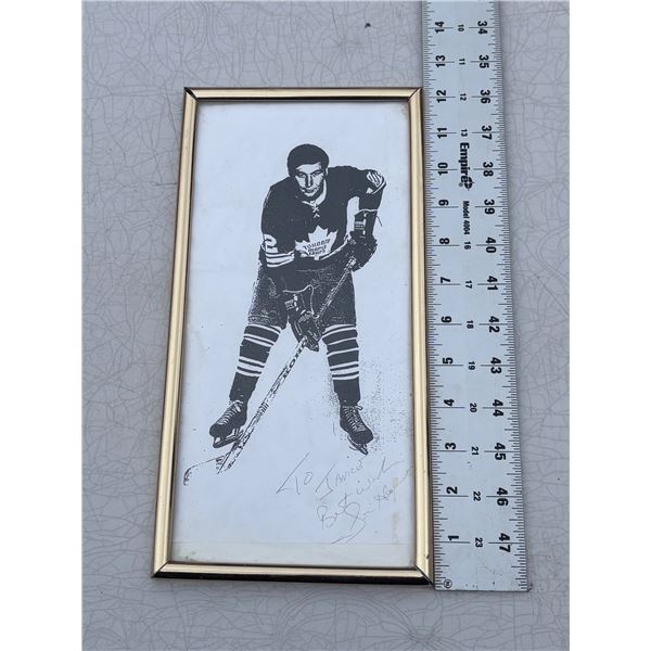 Signed Hockey collectible