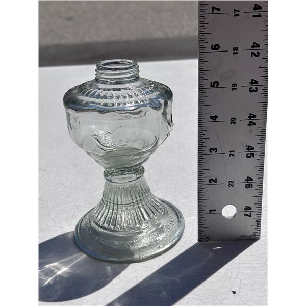 Glass lantern base