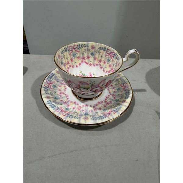 Vintage queen and cup and saucer