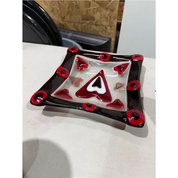ART studio glass tray/bowl