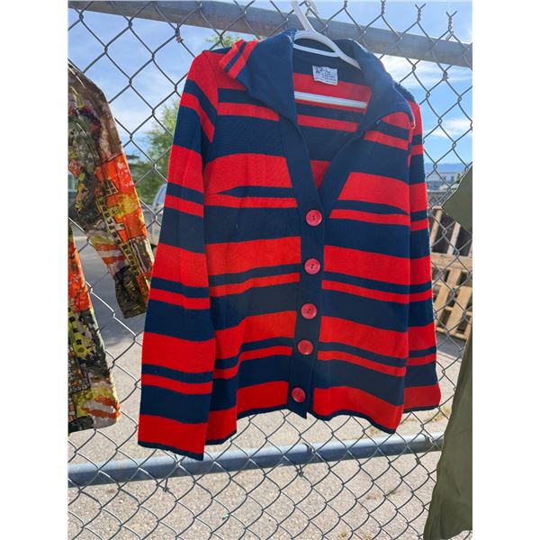 Vintage, Paris Star sweater made in Canada size medium