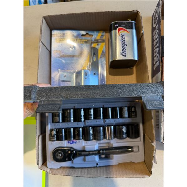 Stanley socket set battery and license plate holder
