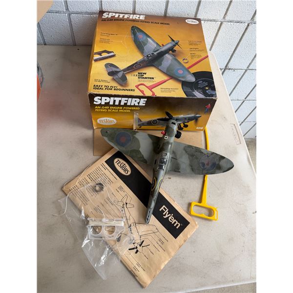 Spitfire new zipper starter, flying skill model