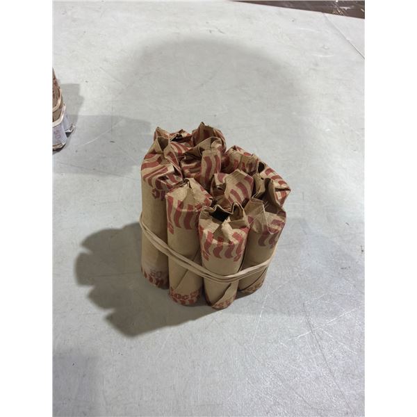 10 Rolls of pennies
