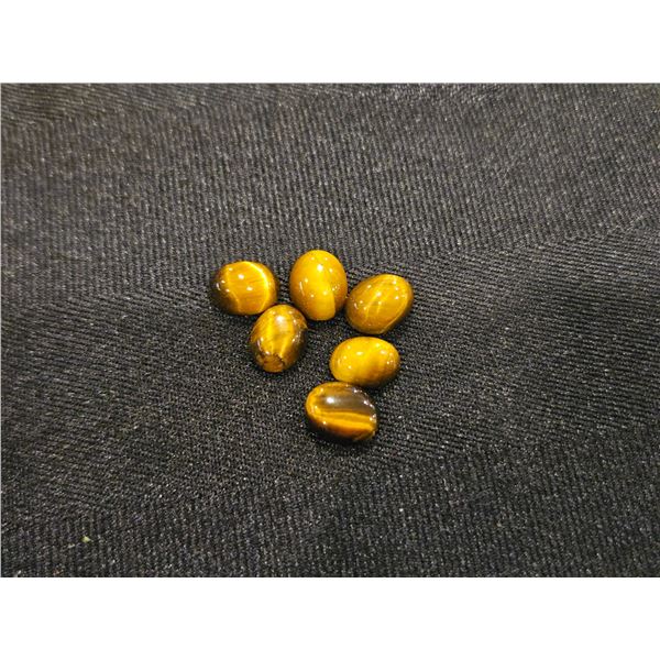 12.72tcw 6x Natural Tiger Eye