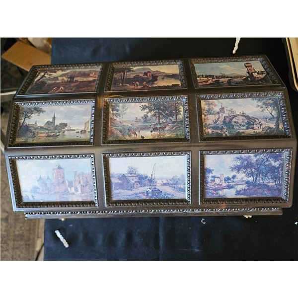 Jewlery chest with large lot of assorted jewlery