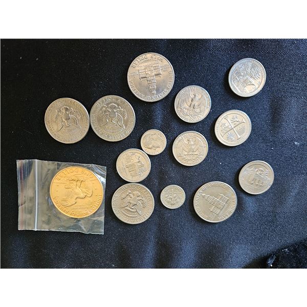 Bag of assorted coins