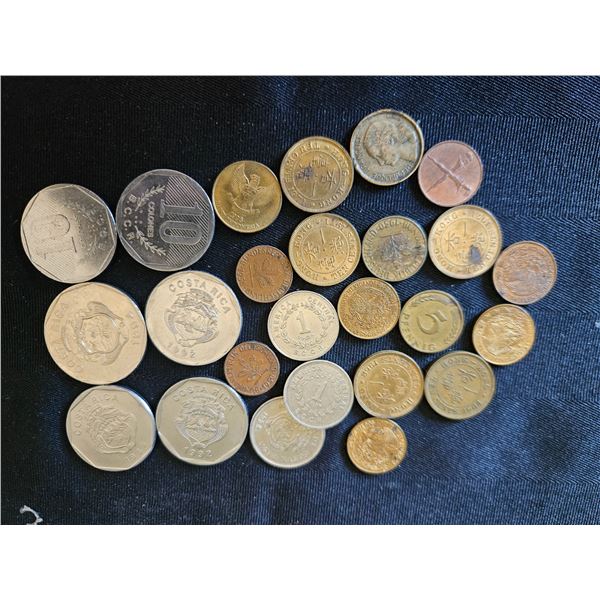 Bag of assorted coins