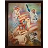 Mark McGwire Sammy Sosa Barry Bonds Babe Ruth Print Frm