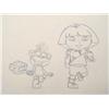 Image 3 : 3 Dora The Explorer & Boots Animation Art Orig Drawings